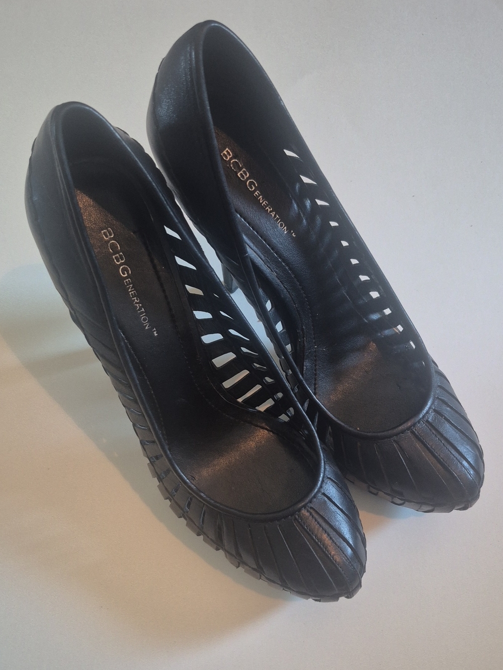 BCBGeneration Black Women’s Cutout Pump Heels